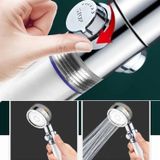 Banyo Keyfi Için Turbo Pervane Filtreli Tasarruflu 360 Dönen Tazyikli Duş Başlığı - -