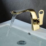 Banyo Lavabo Bataryası Altın Dore Gold Yeni Model Şelale