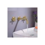 Banyo Lavabo Bataryası Ankastre Mat Gold 3'Lü Set Yeni 7 Yıl Garantili+Sıva Altı Dahil