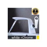 Banyo Lavabo Bataryası Beyaz/Krom Yeni Model Şelale 7 Yıl Garantili İthal