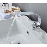 Banyo Lavabo Bataryası Krom Renk Şelale 7 Yıl Garantili Ithal Yeni Ince Tasarım.