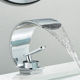 Banyo Lavabo Bataryası Krom Renk Şelale 7 Yıl Garantili Ithal Yeni Oval Tasarım.