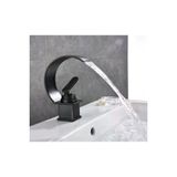 Banyo Lavabo Bataryası Mat Siyah +Yeni Şelale Model .