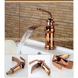 Banyo Lavabo Bataryası Rose Renk Yeni Model Şelale 5 Yıl Garantili