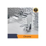 Banyo Lavabo Bataryası Yeni Kalp Model Şelale Krom Renk 7 Yıl Garantili İthal