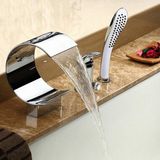 Banyo Lavabo Küvet Jakuzi Bataryası Ankastre Krom 3 Lü Set Yeni Şelale 7 Yıl Garantili