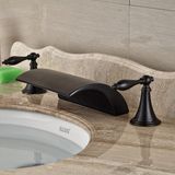 Banyo Lavabo Küvet Jakuzi Bataryası Mat Siyah Ankastre Şelale Yeni