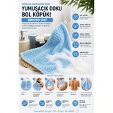 Banyo Lifi, / Yumuşak Dokulu, Bol Köpüren Vücut Temizleme Lifi / Askı Ipli, Günlük Kullanım - Çok Renkli