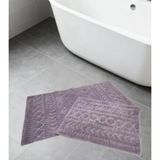 Banyo Paspası 2'Li Set Lisa Mor