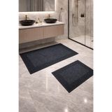 Banyo Paspası Urban Line Siyah Set 2'li Siyah 60 x 87