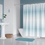 Banyo Perdesi 1X120X200 Tek Kanat Duş Perdesi Halka Hediyeli Duşakabin Perdesi 1079 - Beyaz
