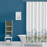 Banyo Perdesi 1x180x200 Tek Kanat Duş Perdesi Halka Hediyeli 2558