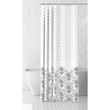 Banyo Perdesi 2X110X200 Çift Kanat Duş Perdesi Halka Hediyeli 1228