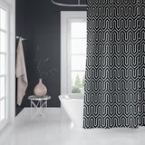 Banyo Perdesi 2X120X200 Çift Kanat Duş Perdesi Halka Hediyeli 1076