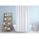 Banyo Perdesi - Tek Kanat Duş Perdesi, Polyester Kumaş Duşakabin Perdesi 180X200 cm Küvet Perdesi - 180 x 200 cm - Aqua