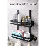 Banyo Rafı - Duvara Monte Şampuanlık ve Duş Rafı