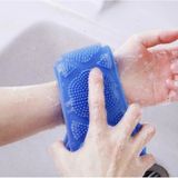 Banyo Sırt Kesesi Çift Taraflı Slıkon Duş Lifi Sırt Fırçası 60 CM cok-renkli