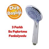 Banyo Telefon Aksesuar Tek Dus Basligi Klasik Tek Fonksiyonlu Su Fiskirtma El Fiskiye Fiskiye