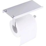 Banyo Telefon Raflı Tuvalet Kağıtlığı - Beyaz