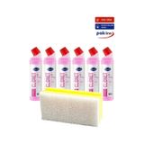 Banyo Temizleyici Ve Kireç Çözücü 750 Ml 6 Adet + Hassas Temizlik Süngeri 1 Adet 160gr