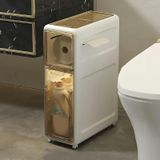 Banyo ve Köşe Dolabı için İstiflenebilir Rulo Saklama Çekmeceleri - Büyük Kapasiteli Şeffaf Plastik Düzenleyici, Tuvalet Malzemeleri ve Kozmetik için 2 Katmanlı Tasarım, Dayanıklı ve Yerden Tasarruf