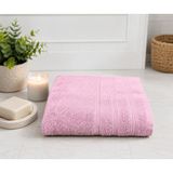 Banyodünyam %100 Pamuklu 70X140 cm Ebatlarında Mükemmel Su Çeken Pembe Banyo Havlusu - 70 x 140 cm