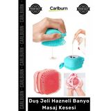 #Banyokesesi Silikon Esnek Arındırıcı Gözenek Temizleyici Duş Jeli Hazneli Banyo Masaj Kesesi