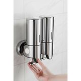 BanyomHome Paslanmaz Çelik 2x 500 ML Sabun, Duş Jeli, Şampuan Kullanımına Uygun SS304 Kalite