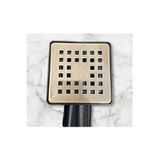 banyosepeti Antik Gold Banyo Yer Süzgeci 10*10 Banyo Gideri Antik Gold Renk Pirinç