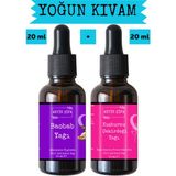 Baobab Yağı ve Kuşburnu Çekirdeği Yağı (20ML + 20ML) -%100 Doğal Soğuk Sıkım Yüz Yogası Yağı Seti - 100 ml