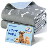 Baodan Köpekler için Yıkanabilir Pee Pedleri, 2 Adet Yeniden Kullanılabilir Köpek Yavrusu Pedleri, Emici Köpek Eğitim Pedleri, %100 Su Geçirmez Kaymaz Whelping Pedleri Köpek Oyun Parkı İç Mekan Köpek