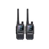 BAOFENG 2 li set Gri UV-5R Mini Dual Band Telsiz (VHF/UHF) – 5W Güç, Bluetooth, Type-C Şarj