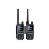 BAOFENG 2 li set Siyah UV-5R Mini Dual Band Telsiz (VHF/UHF) – 5W Güç, Bluetooth, Type-C Şarj