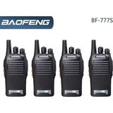 Baofeng 4 Lü Set Baofeng 777S Inşaat Şantiye Av Gezi Vale Vinç Piknik Konvoy Okul Telsizi - Tekli Paket