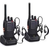 Baofeng BF-88E PMR446 El Telsizi 2'li Set | Kulaklık Hediyeli Şarjlı Profesyonel Telsiz - İkili Paket