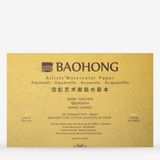 Baohong: Profesyonel: Saf Pamuk Suluboya Kağıdı Blok: 300gsm: 20 Yaprak: 15x23cm: Kaba