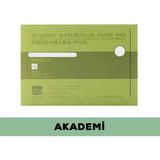 Baohong Suluboya Akademi Blok Defteri (Cold Press) 38x26cm, %100 Pamuk, 200gr (20 Yaprak)