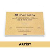 Baohong Suluboya Artist Blok Defteri (Rough) 36x26cm, %100 Pamuk, 300gr (20 Yaprak)