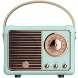 Baolira Retro Bluetooth Hoparlör, Kristal Netliğinde Stereo Ses ve Zengin Baslı Kablosuz Taşınabilir Hoparlör, Vintage Dekor, Retro Dekor, Genç Kız Erkek ve Kadın için Hediyeler (Mavi)