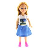 Baonier Kumsal Tshirt 14 cm Sarışın Tekli Kız Bebek