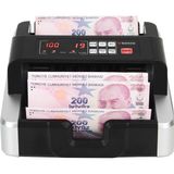 Baove GB4100 Para Sayma Makinesi Siyah-Gri - TL Euro USD Destekleyen Hızlı Sayım ve Sahte Yakalama