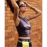 Bappir Alien Mat Siyah Aynalı Premium Unisex Güneş Gözlüğü - Desenli
