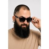 Bappir Metal Menteşe Optik Uyumlu Çerçeve Kırmızı Detay Erkek Yüksek Kalite Güneş Gözlüğü - Renkli