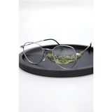 Bappir Optik Uyumlu Metal Çerçeve Blue Block Gözlük - Gümüş