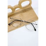 BAPPİR Round Model Metal Çerçeve Optik Uyumlu Blue Block Gözlük Unisex