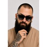 Bappir Wayfarer Yaylı Menteşeli Parlak Çerçeve Erkek Güneş Gözlüğü Polarize Cam - Renkli