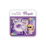 Baprile Mor Renk Temalı Hologram Stickerlar 21 Adet Sticker Paketi Suya Dayanıklı Laptop Termos Telefon Etiket Seti