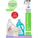 Baproy Bitkisel Bebekler İçin Temizlik Seti 2,5 LT Renkli ve Parfümsüz Güvenli Kullanım