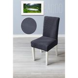 Baqdo Sandalye Örtüsü Likralı Yüksek Kaliteli ve Esnek Yıkanabilir Sandalye Kılıfı Pitikare ( 1 adet ) - 35 x 50 cm - Antrasit