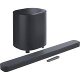Bar 500 M2, 10 Inç Subwoofer, Dolby Atmos, HDMI Earc, Wi-F/bluetooth, 4K Desteği, Purevoice 2.0 ve Multibeam 3.0 ile 5.1 Kanallı Ses Bar Sistemi, Siya - Çok Renkli